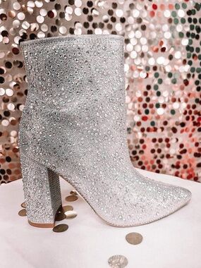 Rhinestone Bootie